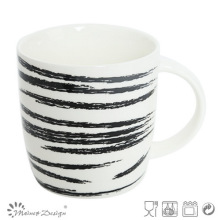 12oz Ceramic Mug with Scrape Decal Design